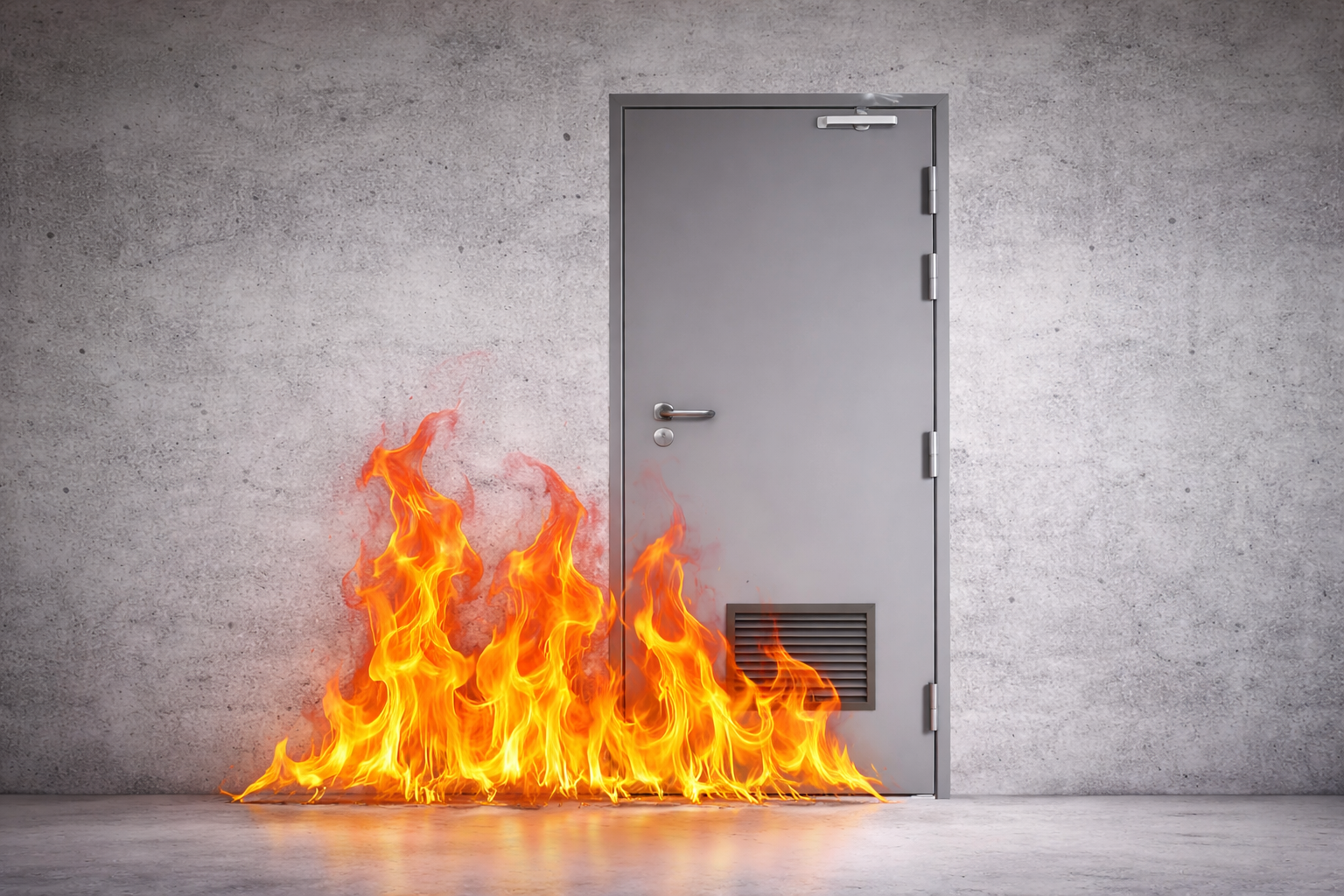 Steel Fire Door Frame - Masonry product photo