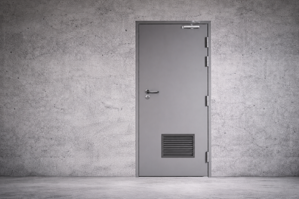 Steel Fire Door Frame - Masonry product photo
