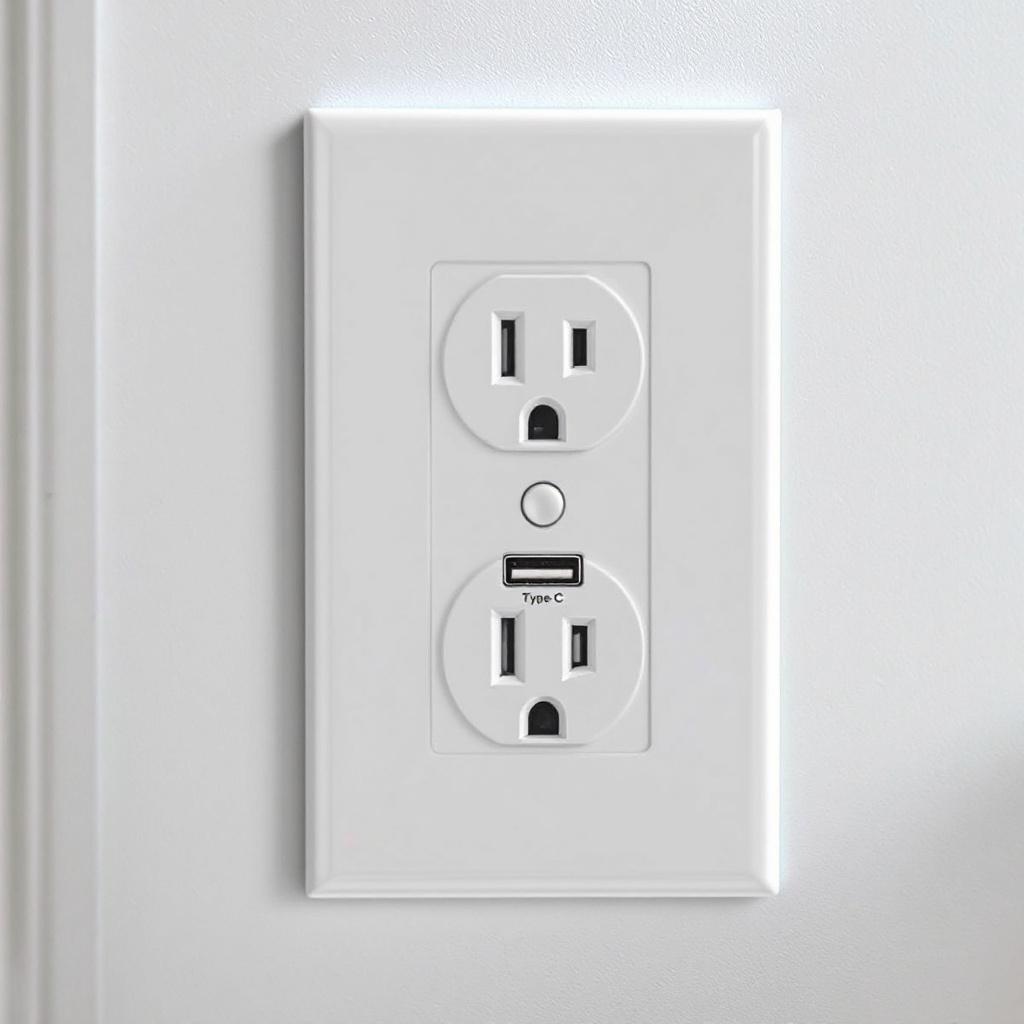 USB Duplex Receptacle — Type A & C product photo