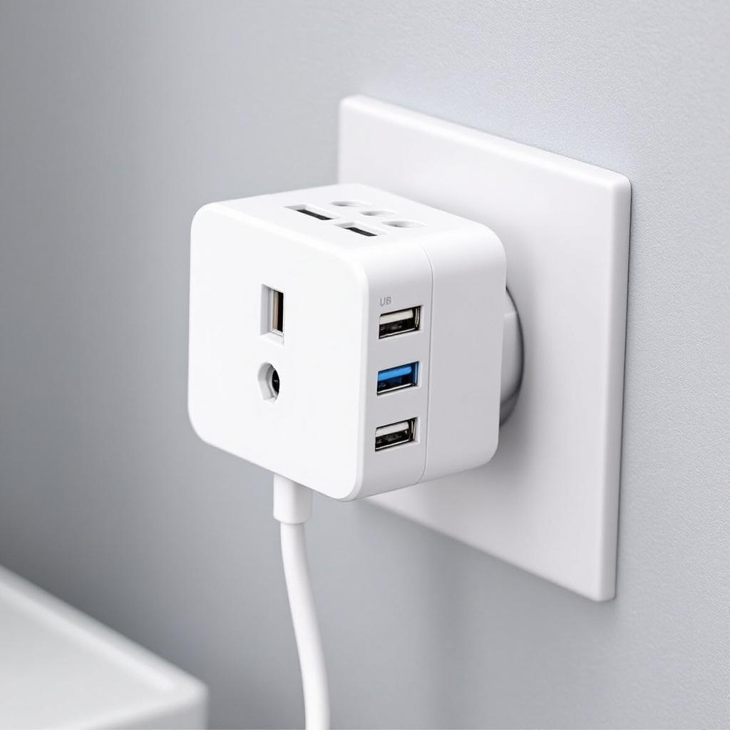 Wall Mount USB Adapter Charger product photo