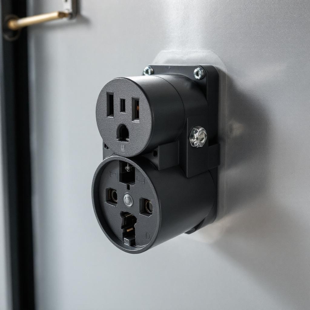 Straight Blade Power Receptacle — 30A & 50A product photo